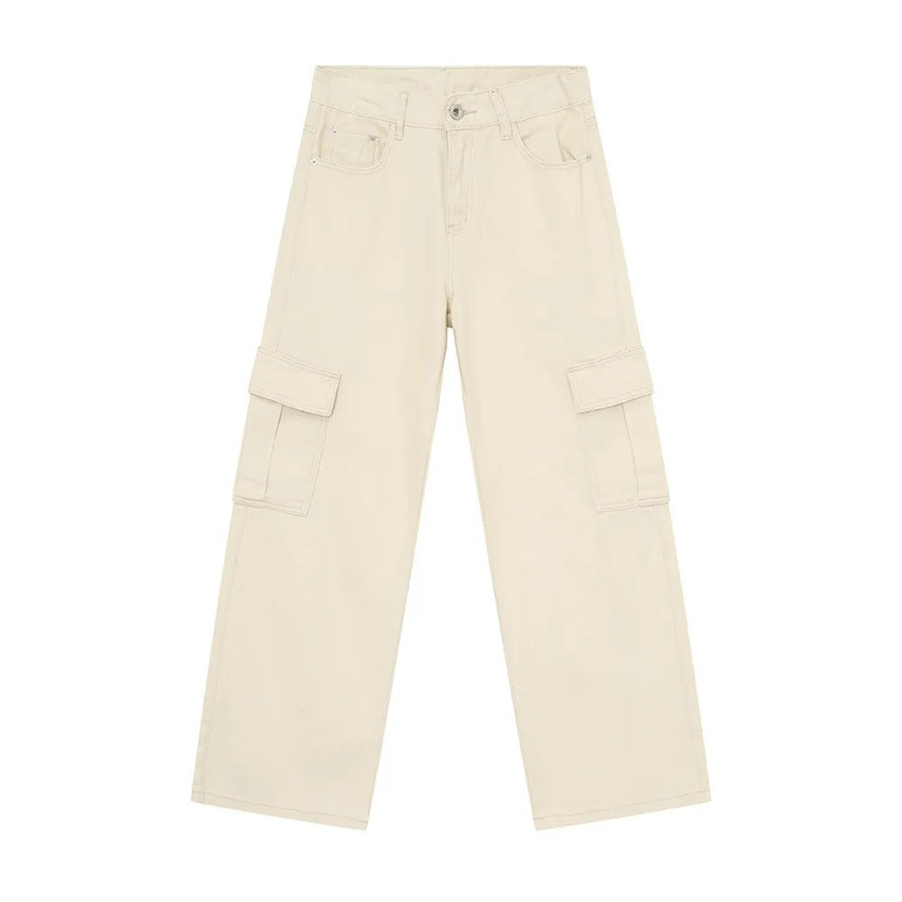 Harajuku Wide Leg Cargo Jeans