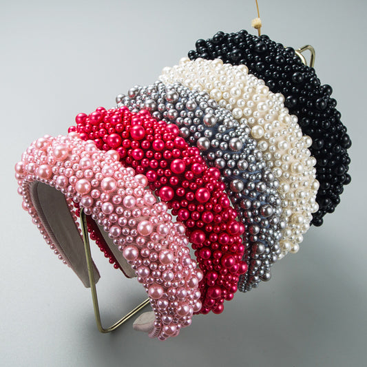 Baroque Pearl Hair Hoop Headband
