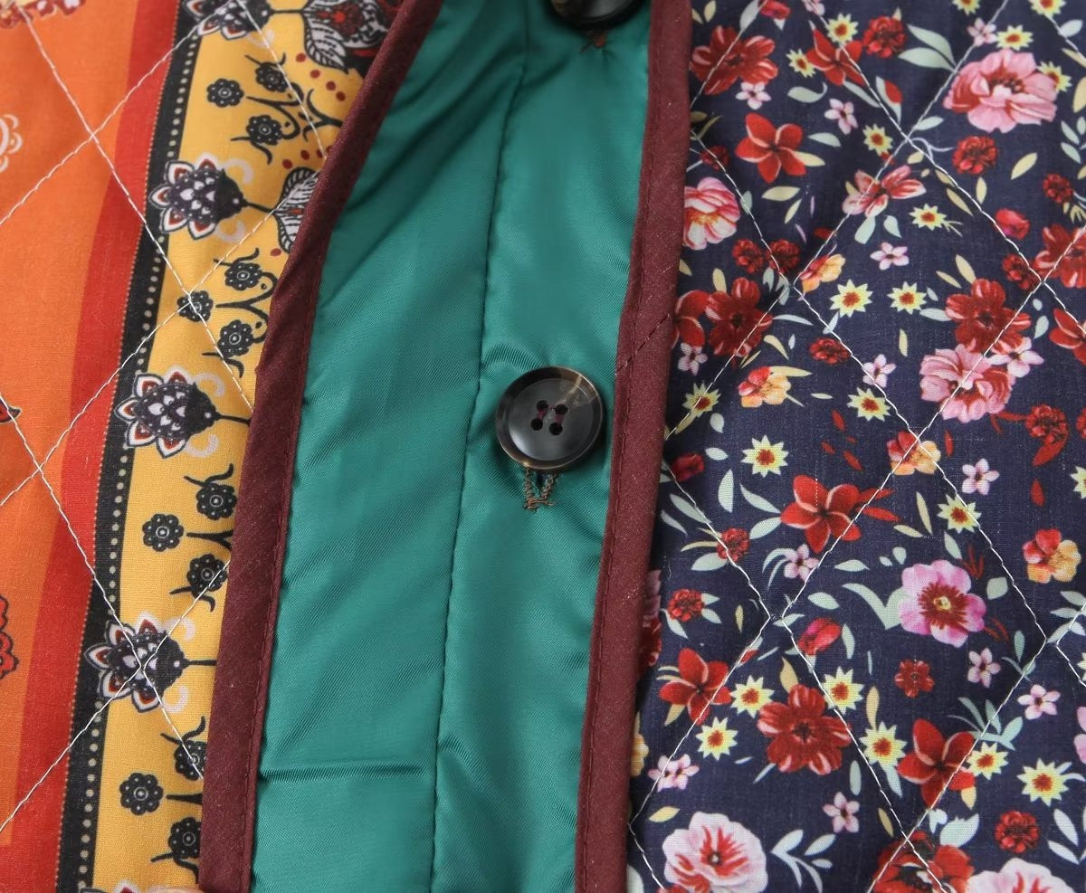 Vintage Harajuku Style Cotton Padded Jacket