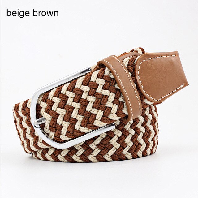 Harajuku Style Women’s Striped Elastic Belt