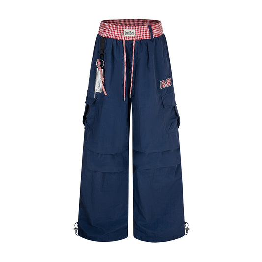 Harajuku Inspired Embroidered Wide Leg Pants
