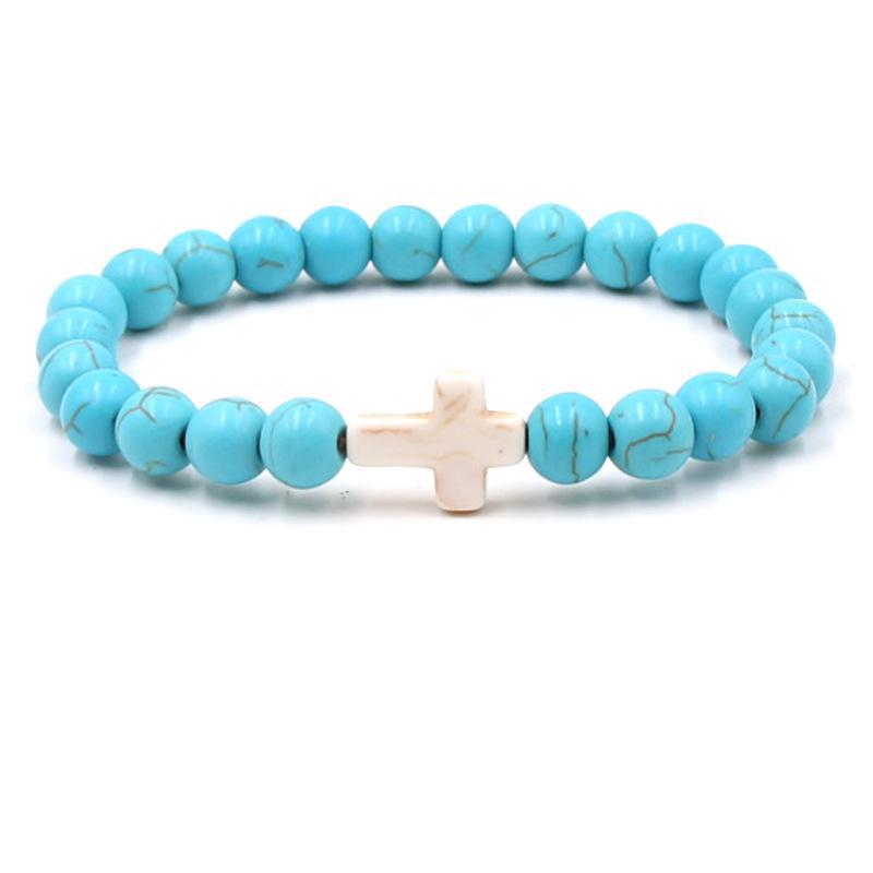 Harajuku Style Bead Jewelry Cross Bracelet