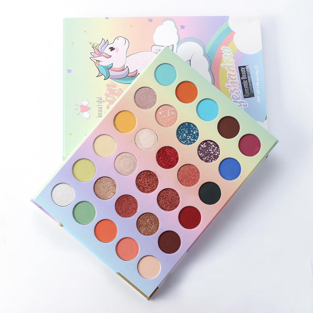30 Color Pearlescent Matte Eye Shadow Palette