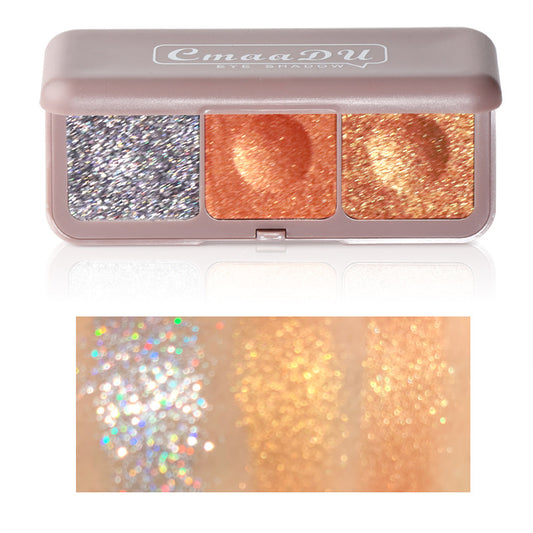 Three Color Mashed Potato Eye Shadow - Earthy Moonlight Palette