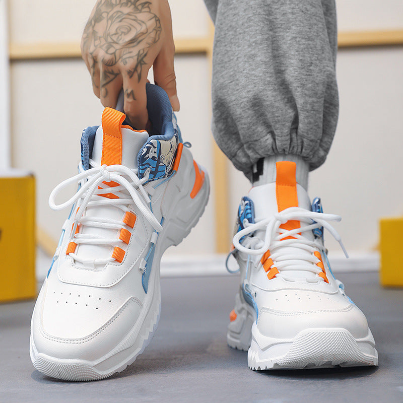 Men's Versatile Height Increasing Sports Shoes - Trendy Casual Sneakers
