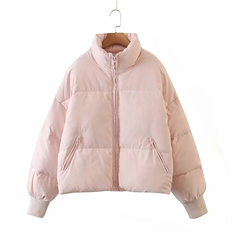 Harajuku Style Loose Fit Cotton Jacket for Women