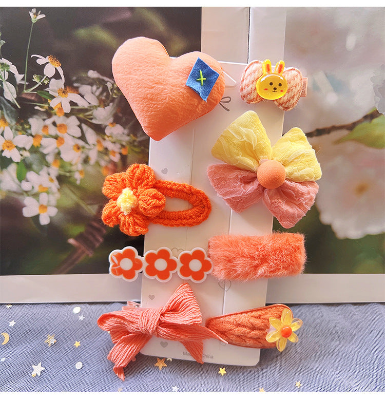 Children's Plush Hair Clip - Hair Accessories for Little Girls - Cute Headwear