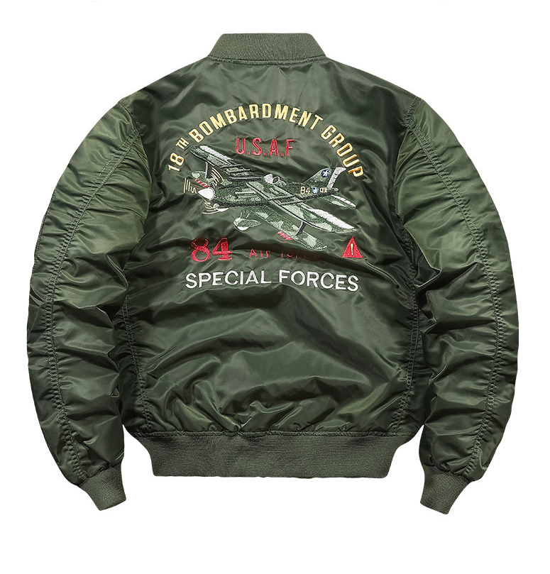 Men's Harajuku Style Casual Jacket with Shoulder Patches