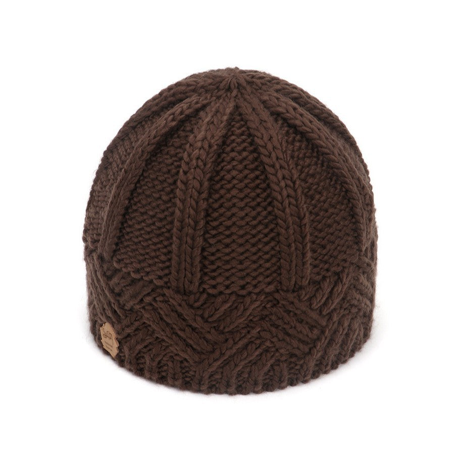 Retro Diamond Grid Knitted Hat for Fashion-Forward Individuals