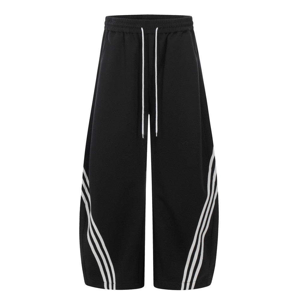Harajuku Color Block Three-Stripes Casual Pants