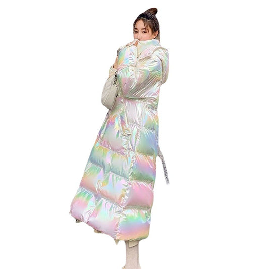Harajuku Style Waterproof Long Parka Cotton Padded Jacket