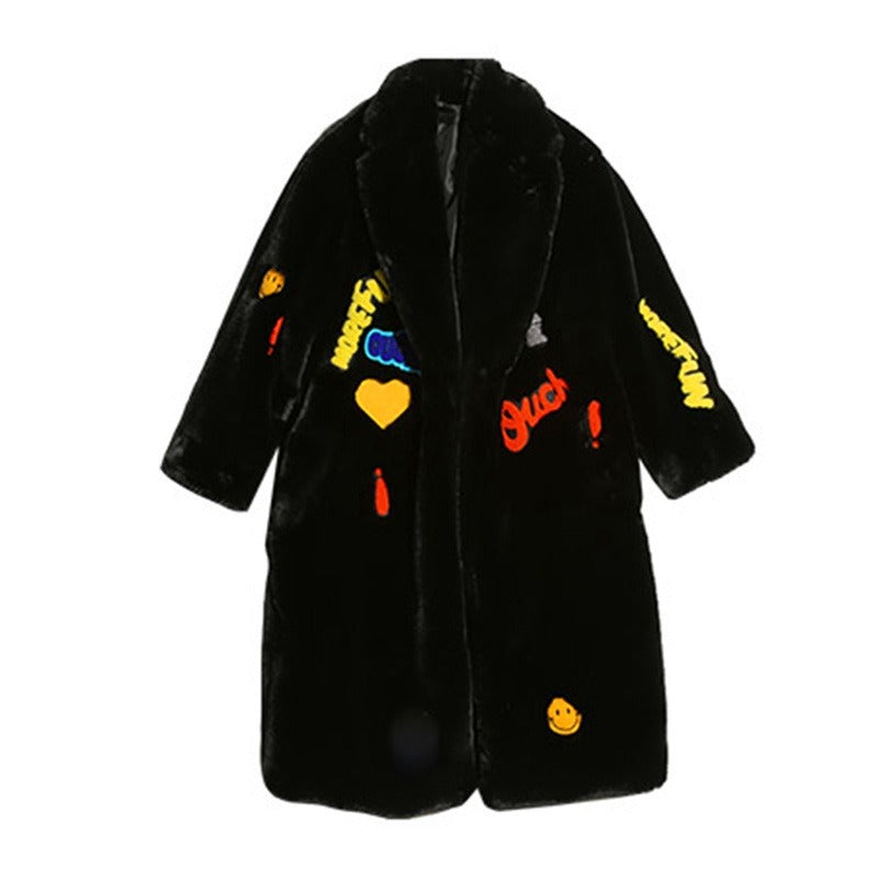 Long Sleeve Faux Fur Teddy Coat for Women