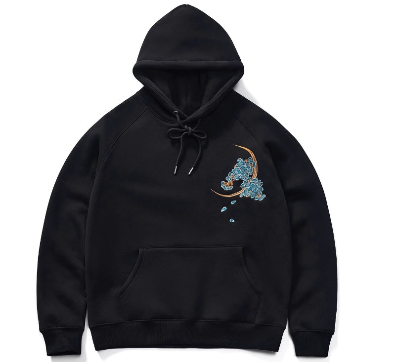 Dragon Thorn Hooded Hoodie - Harajuku Style Sweatshirt