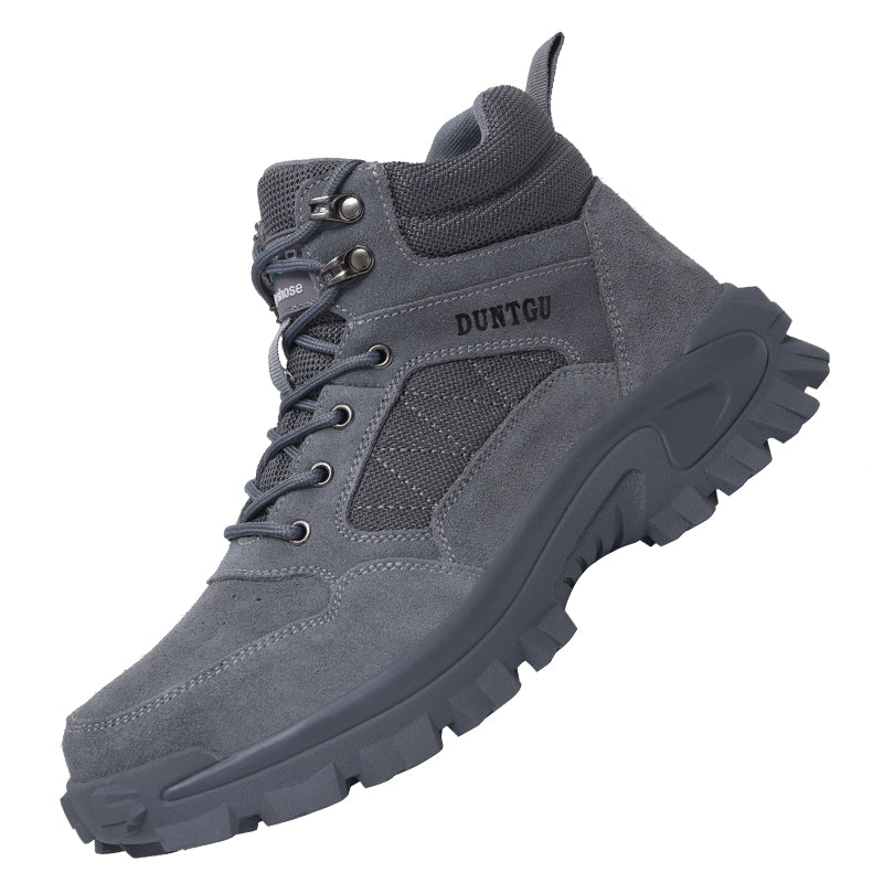 Men's Safety Shoes with Steel Toe and Velvet Lining