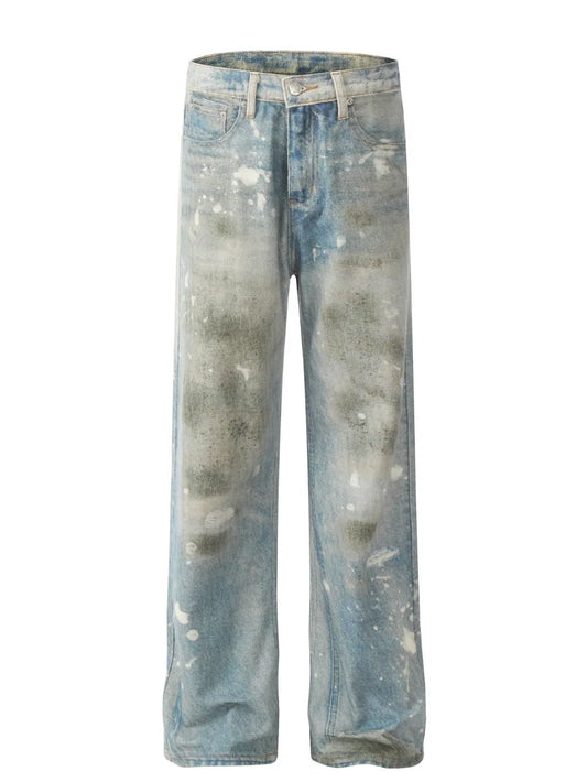 Men's Harajuku Style Straight Leg Jeans
