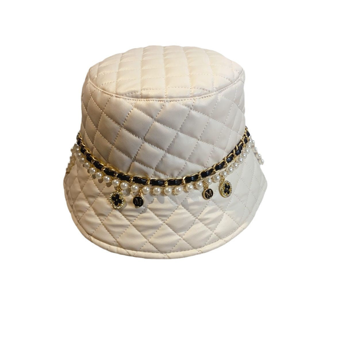 Harajuku Style Leather Dome Hat for Women