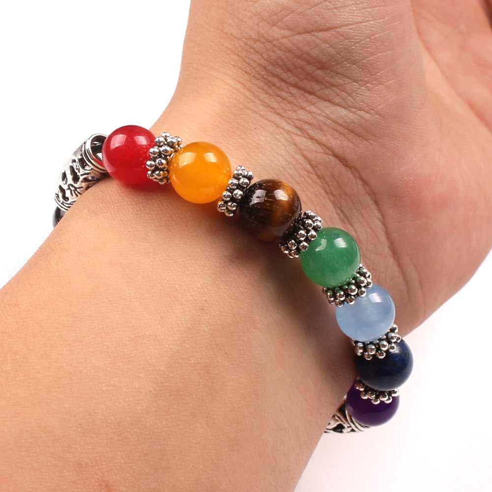 Chakra Healing Bracelets - 7 Colorful Bangles