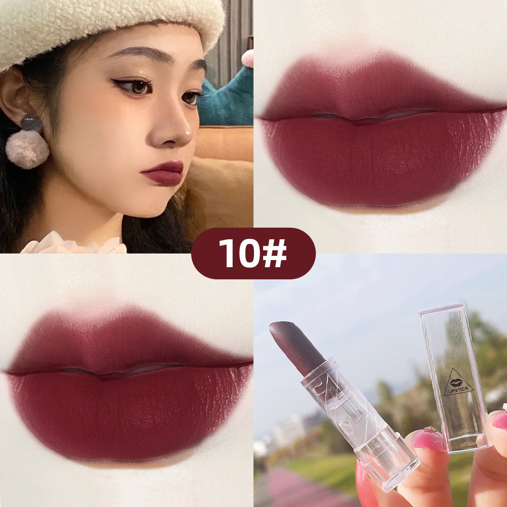 Playful Peach Pink Matte Lipstick - Harajuku Style