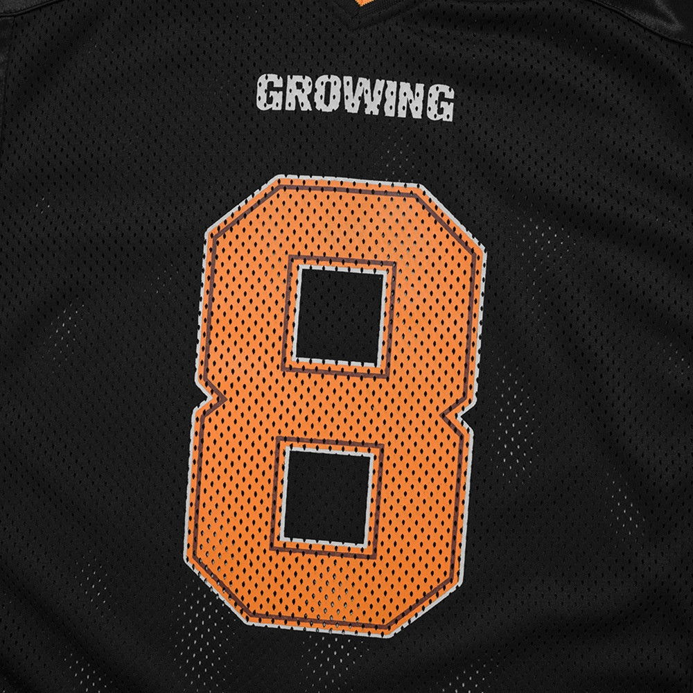 Men's Trendy Number 8 Embroidered V-Neck Sports Jersey