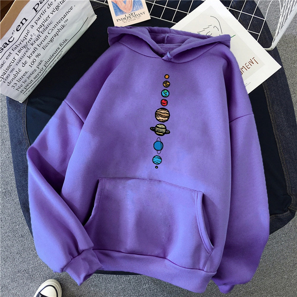 Playful Planets Universe Pullover Hoodie