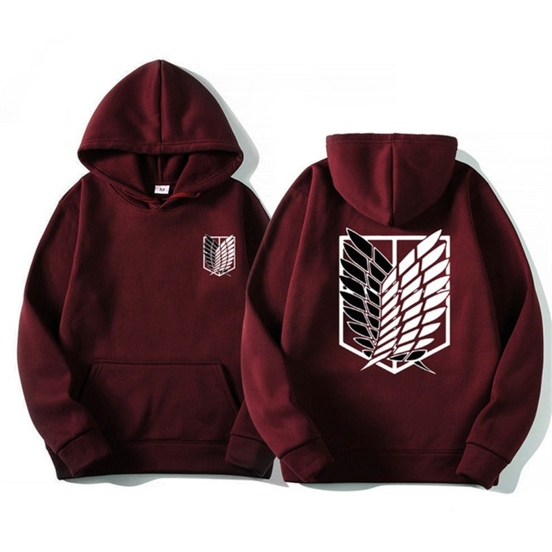 Mikasa Allen Hooded Sweatshirt - Harajuku Style