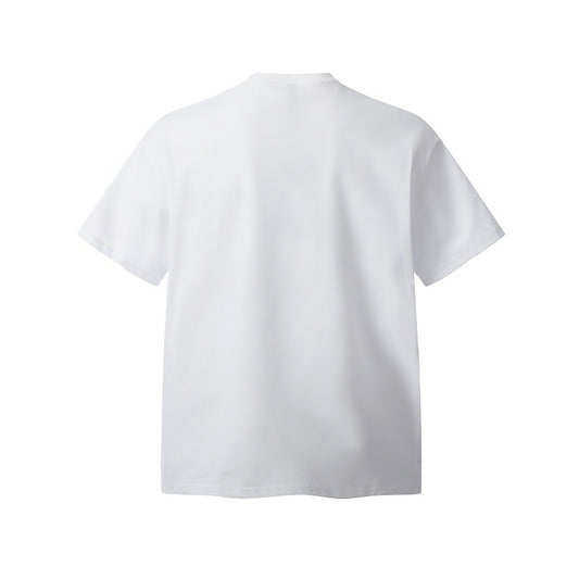Playful Character Letter Printed Casual T-Shirt