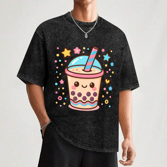 Sparkly Kawaii Boba Tee