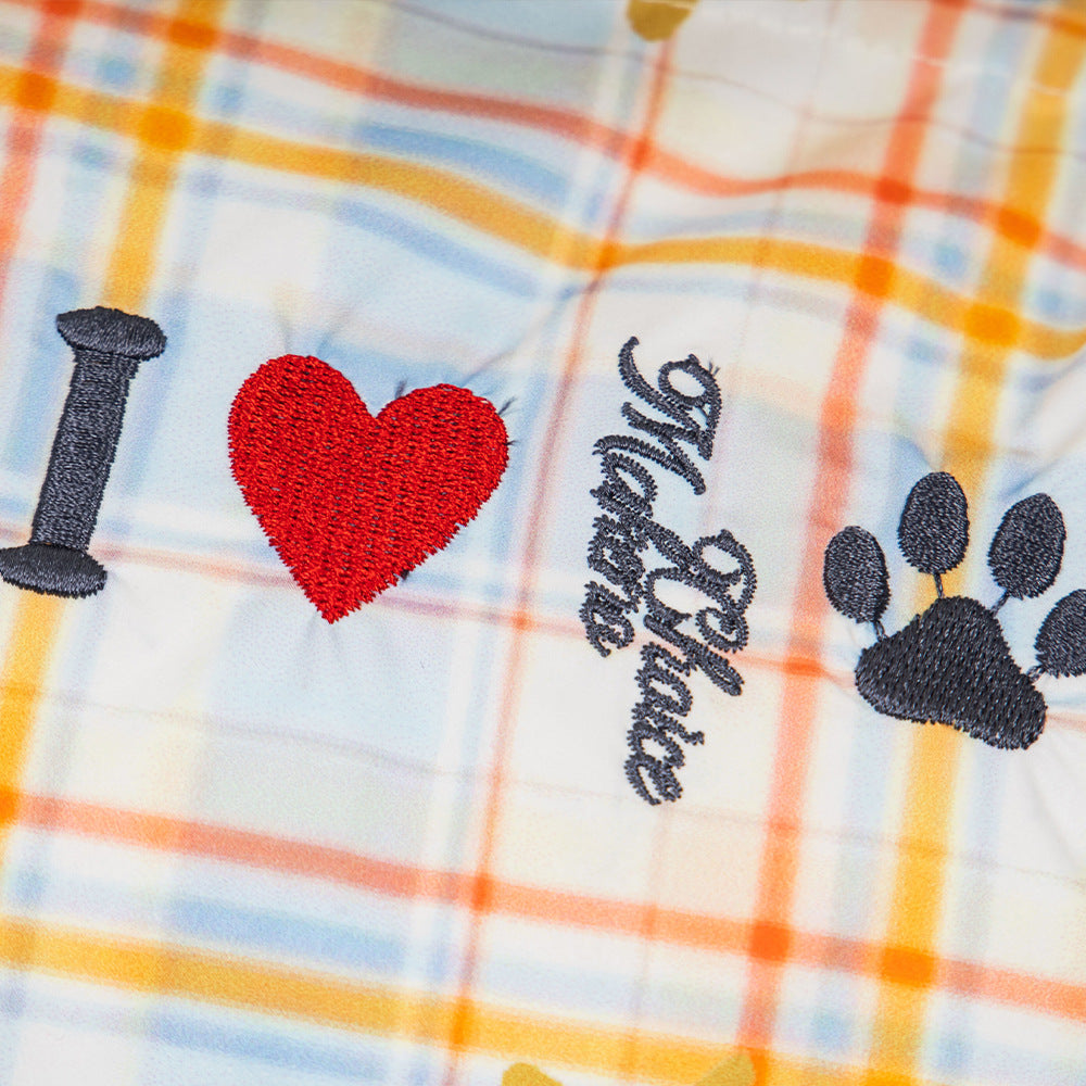 Full Sky Starry Plaid Cotton Jacket