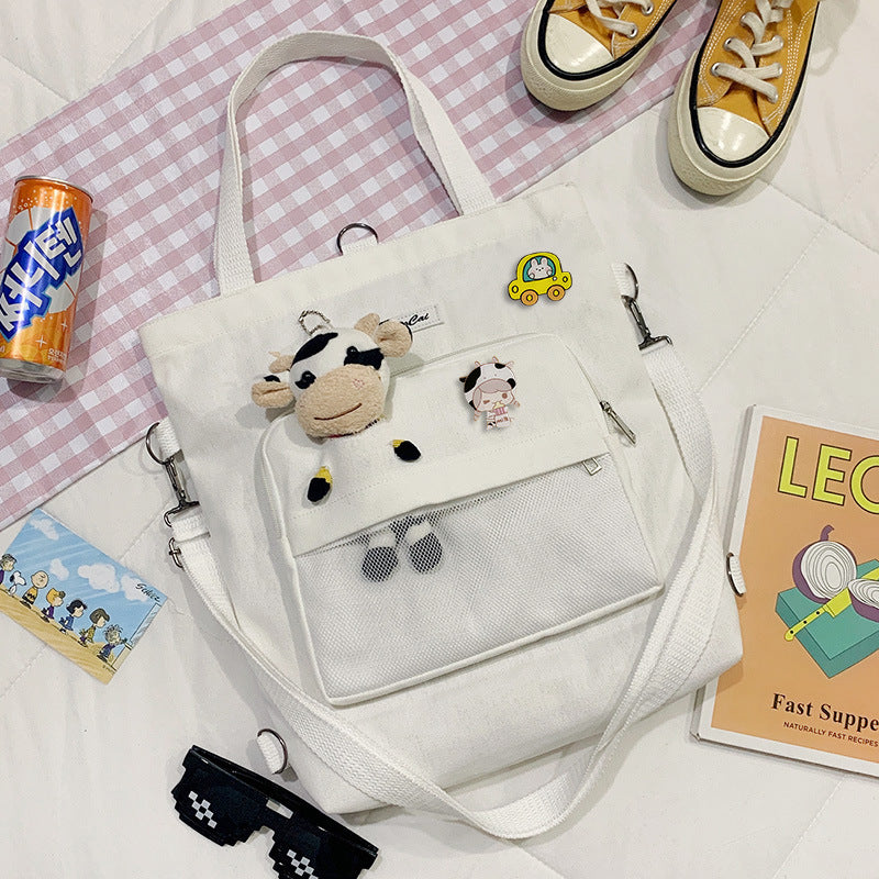Bear Doll Multi-Purpose Canvas Bag – Harajuku Style
