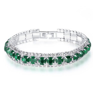 Playful Rhinestone Crystal Bracelet – Korean Harajuku Style