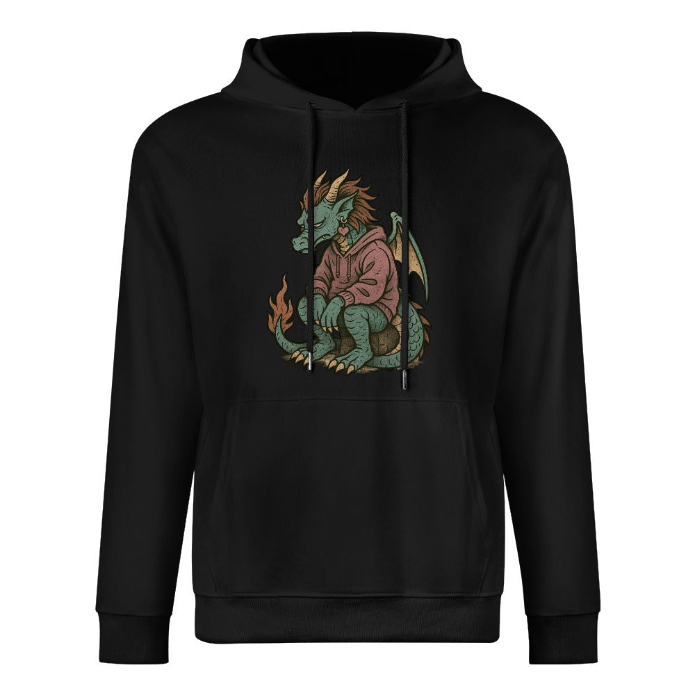 Goth Emo Dragon Pure Cotton Hoodie