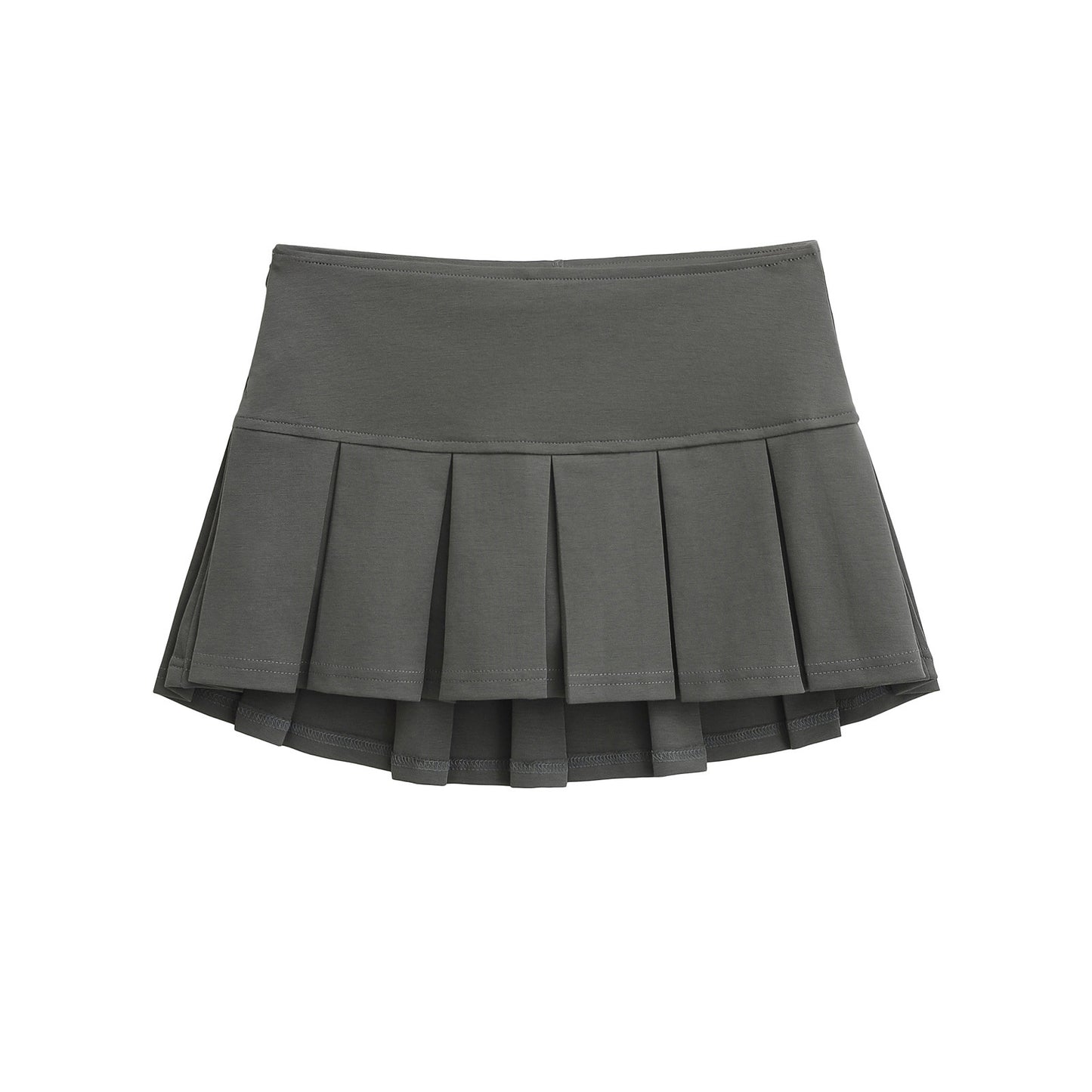 Pleated Short Skirt and Half Skirt