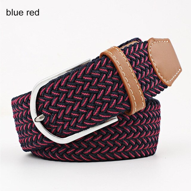 Harajuku Style Women’s Striped Elastic Belt