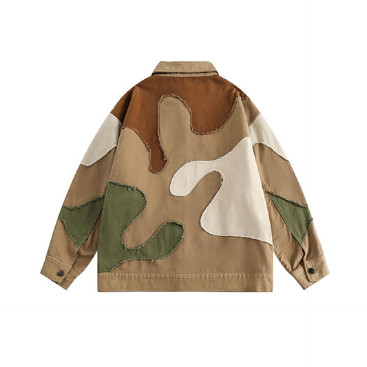 Playful Camouflage Jacket for Women - Harajuku Style