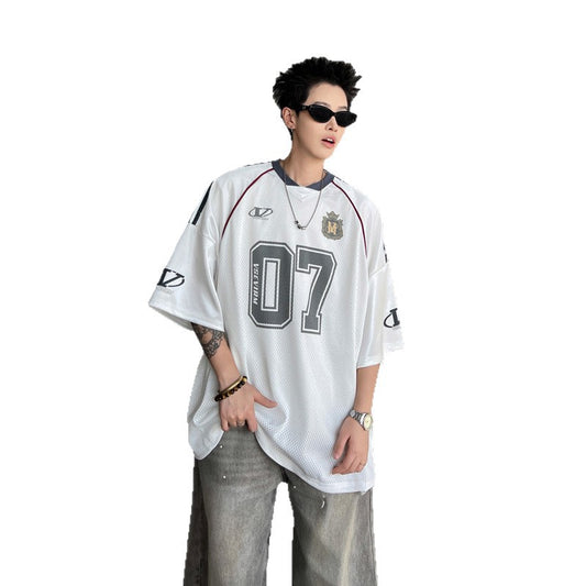 Harajuku Style Breathable Letter Print T-shirt