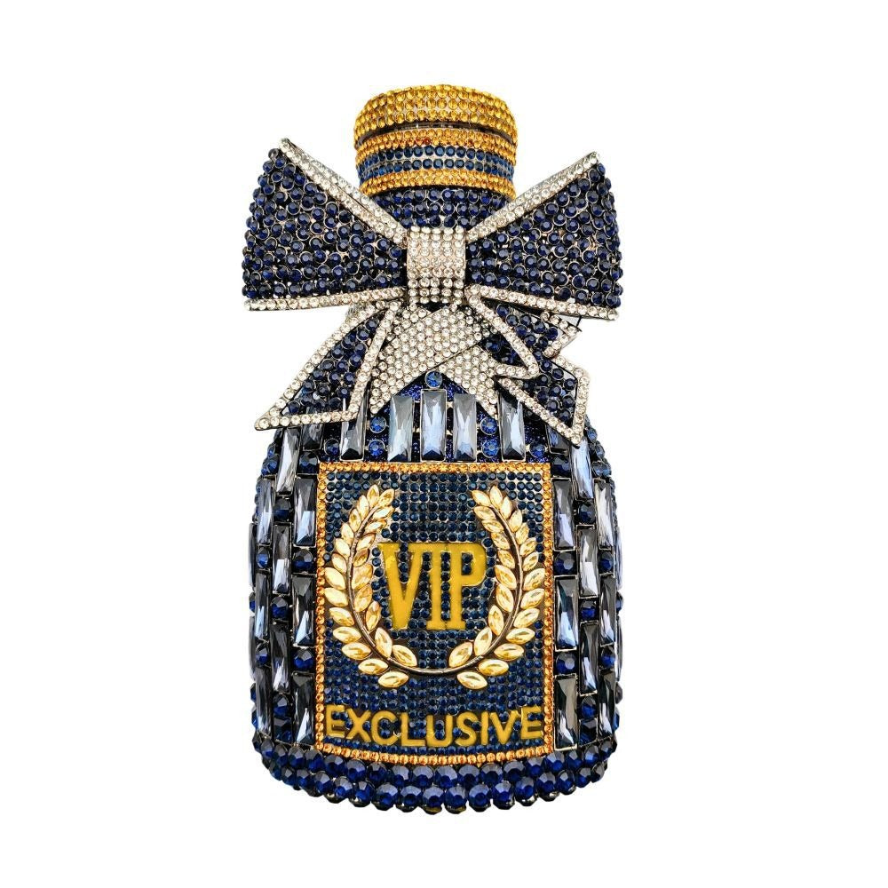 Bow Champagne Crystal Handbag for Women