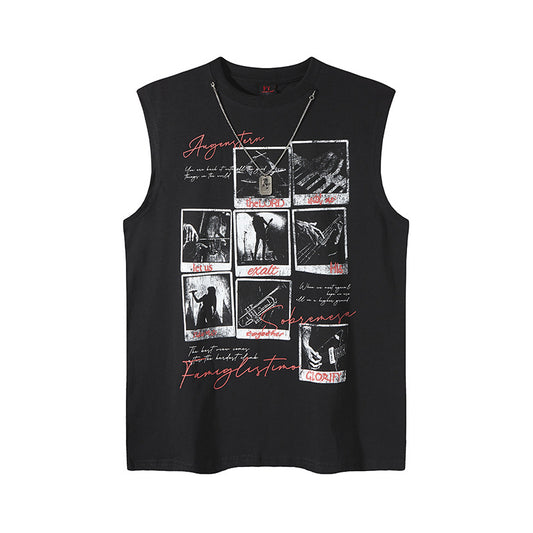Street Style Graphic Tank Top for Men