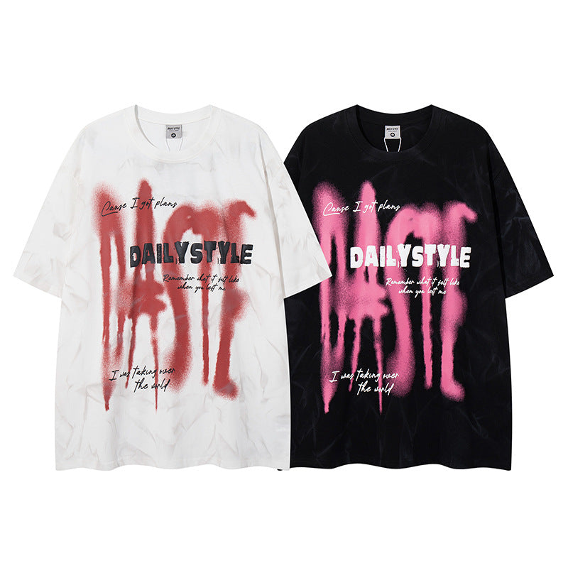 Short Sleeve T-Shirt for Men and Women Summer Trendy Base Layer