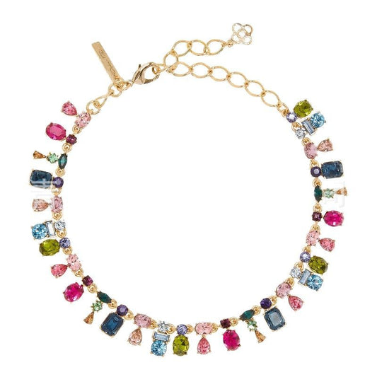 Colorful Stones Gold Necklace