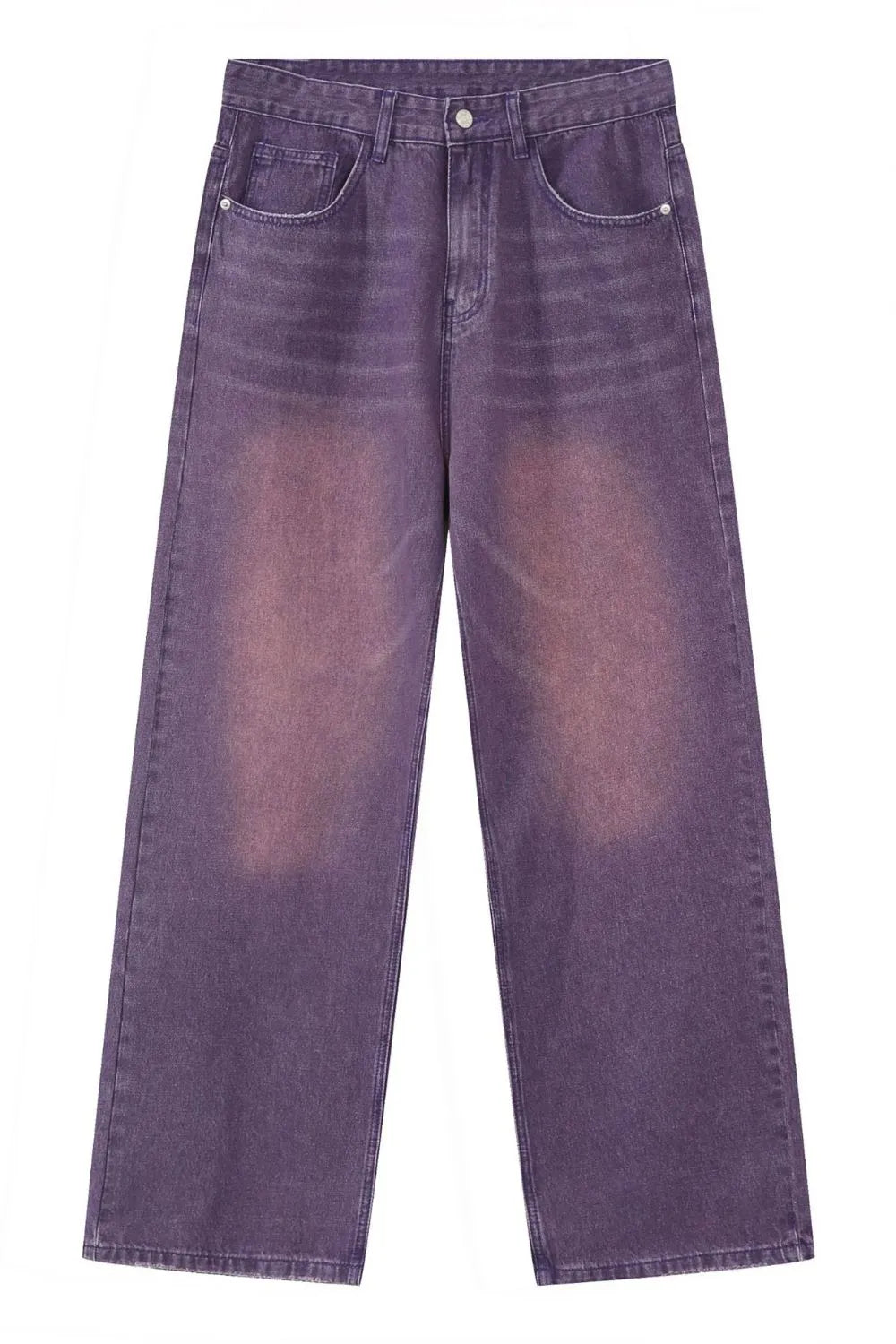 Playful Pocketed Baggy Jeans