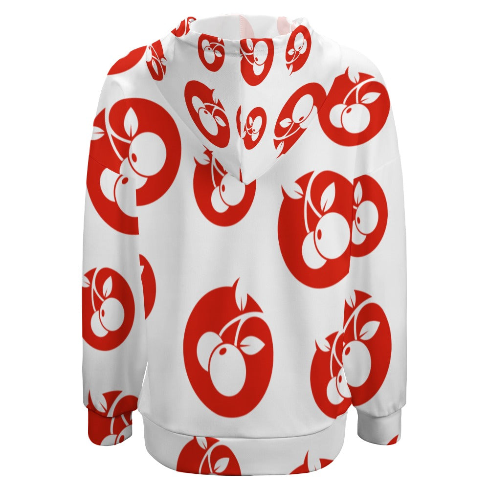 Cherries Dropped Sleeve Hoodie