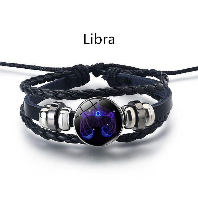 Harajuku Retro Twelve Constellation Bracelet