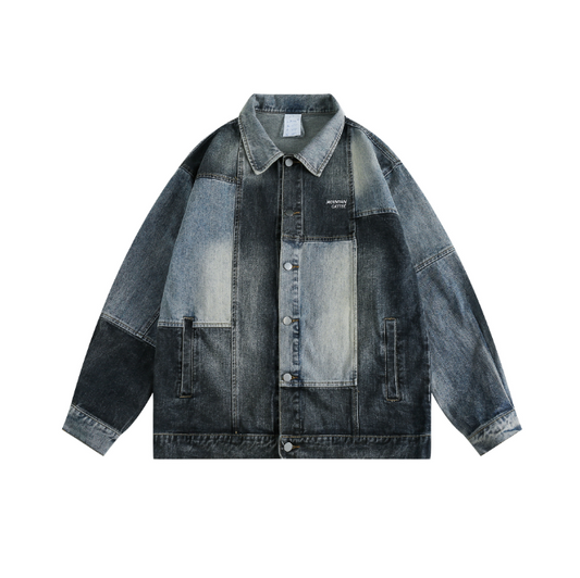 Harajuku Style Spring Ragged Denim Coat