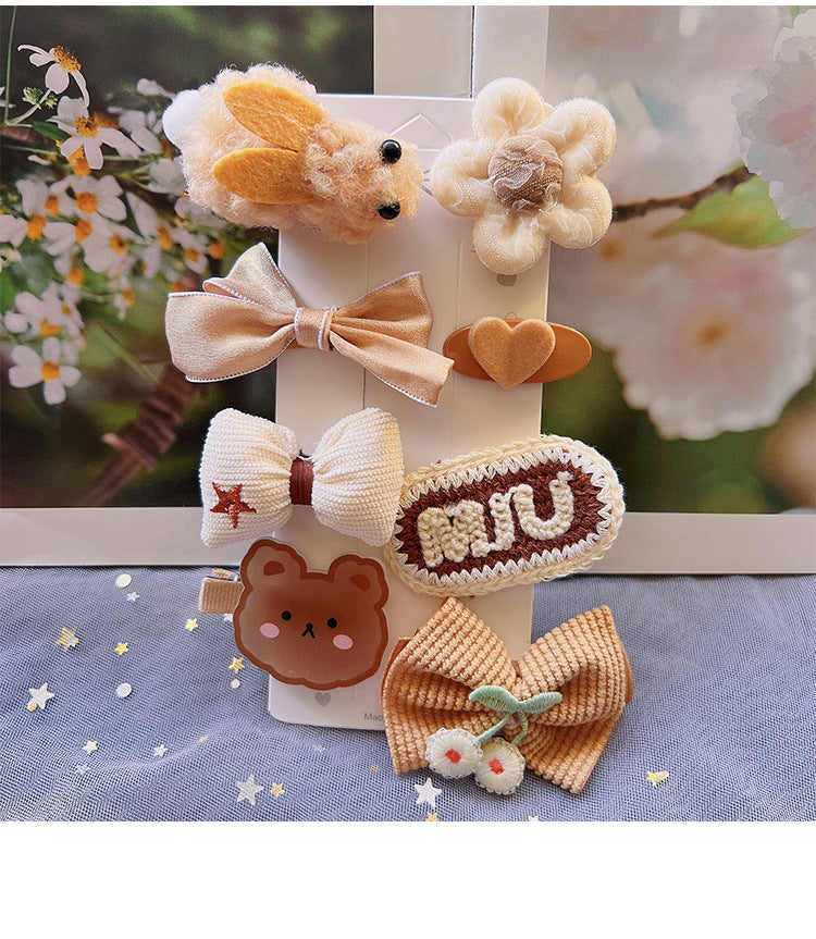 Children's Plush Hair Clip - Hair Accessories for Little Girls - Cute Headwear