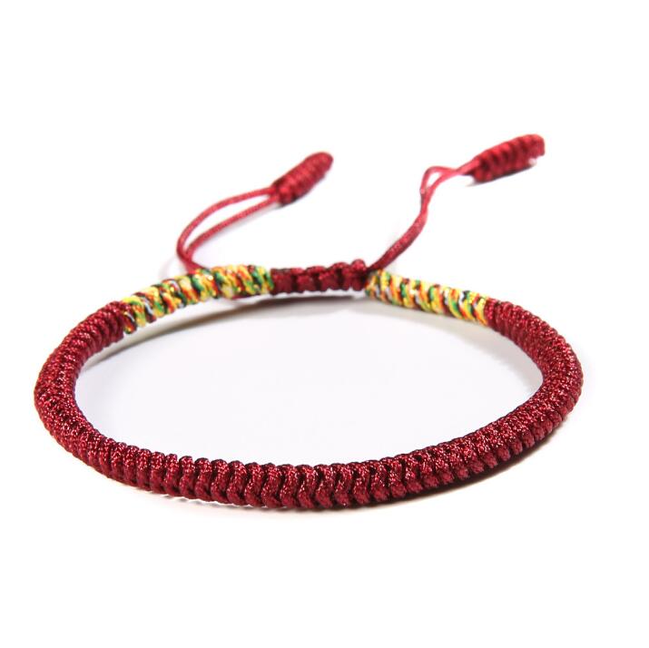10pcs Multi Color Tibetan Buddhist Good Luck Charm Bracelets