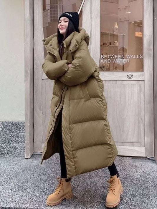 Harajuku Style Hooded Cotton Jacket for Women