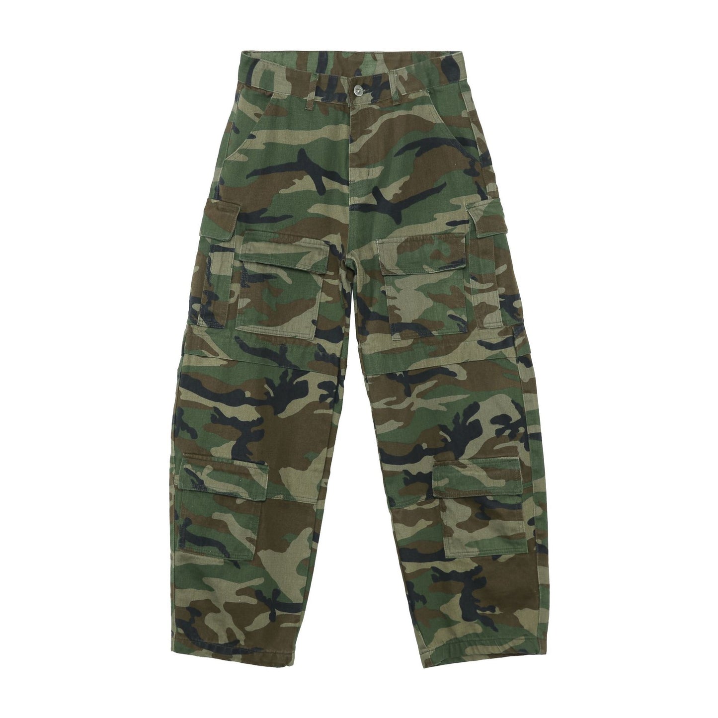 Men's Camouflage Multi-Pocket Jeans - Harajuku Style