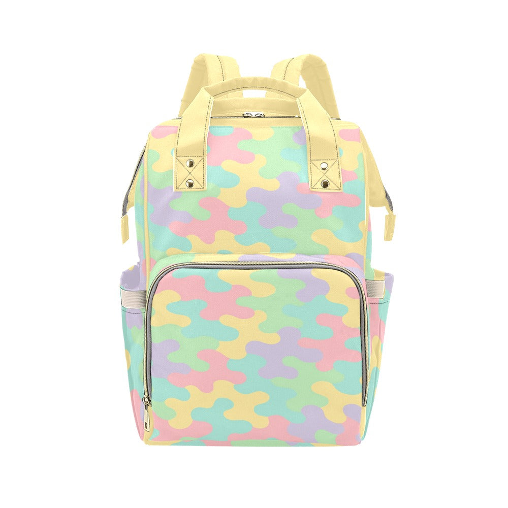 Harajuku Pastel Rainbow Camo Backpack