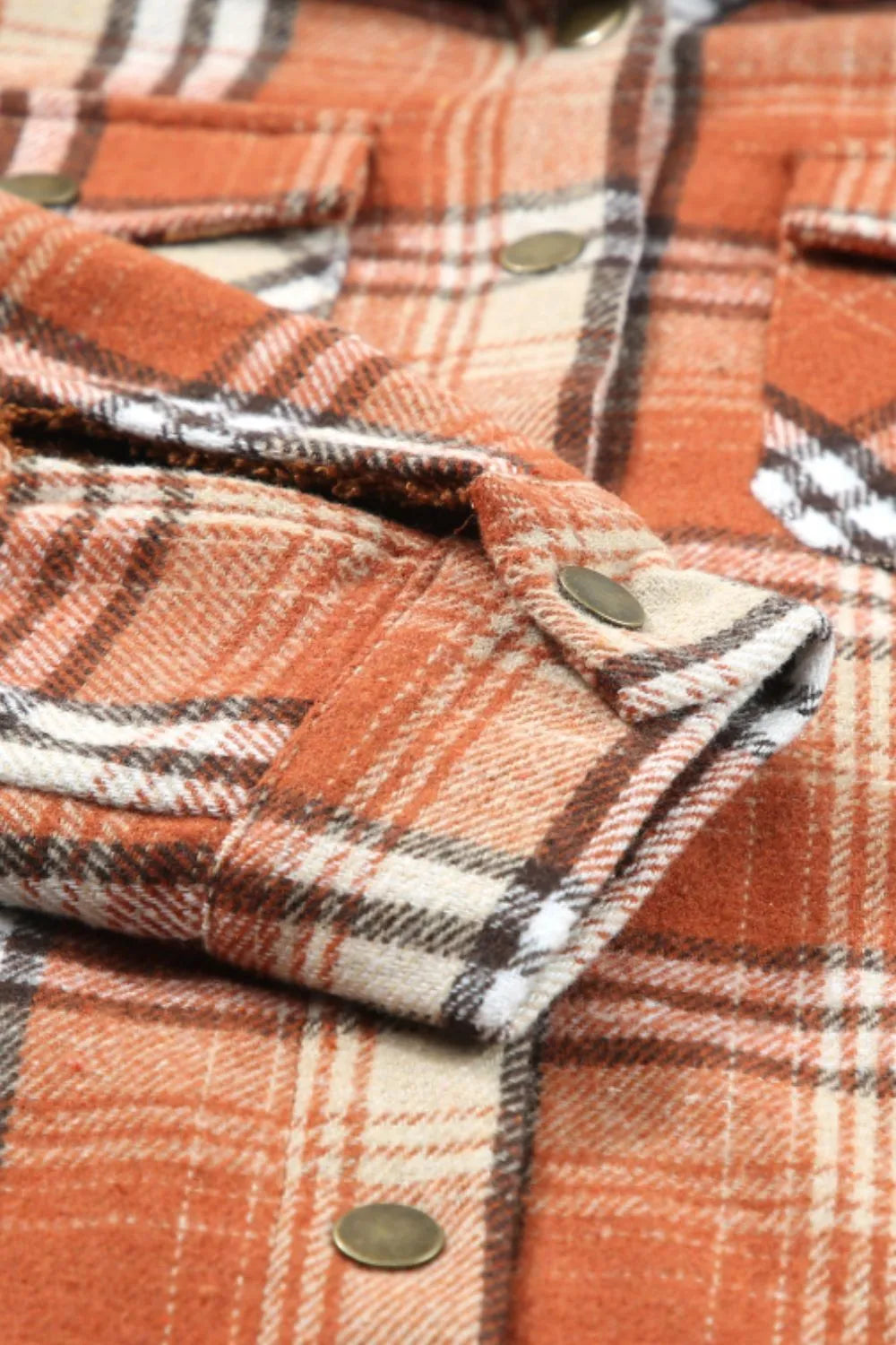 Plaid Button Up Hooded Jacket – Harajuku Style