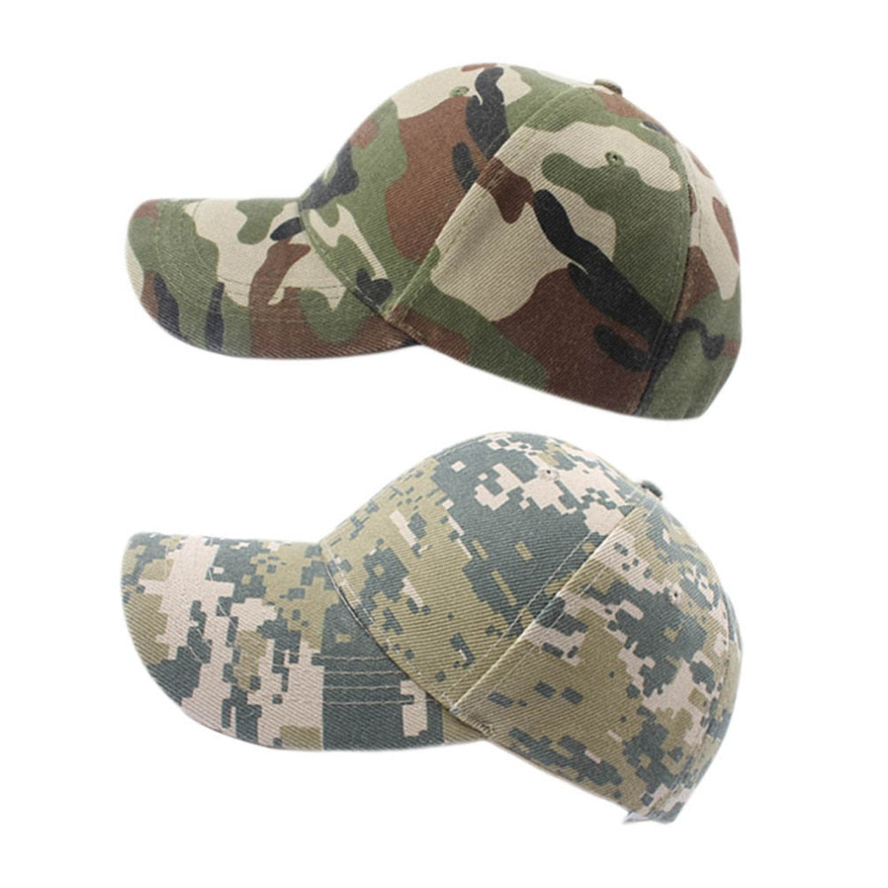 Harajuku Style Adjustable Camo Baseball Cap for Women